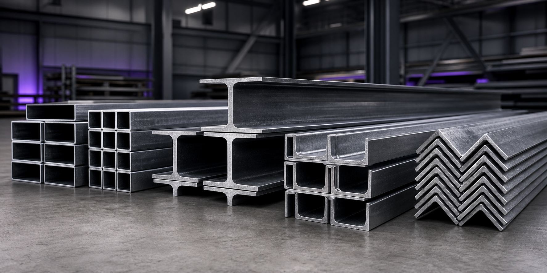 H beam, I beam, channel steel, angle steel and hollow sections
